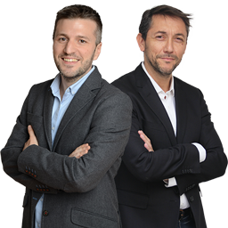 Aimar <strong>Bretos </strong> y Javier <strong>Ruiz</strong>