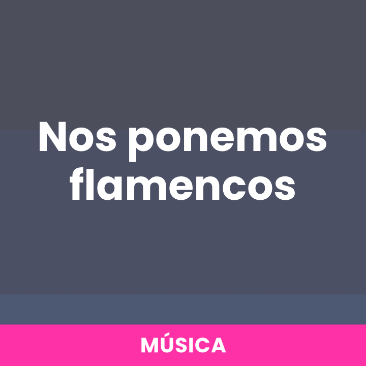 Nos ponemos flamencos