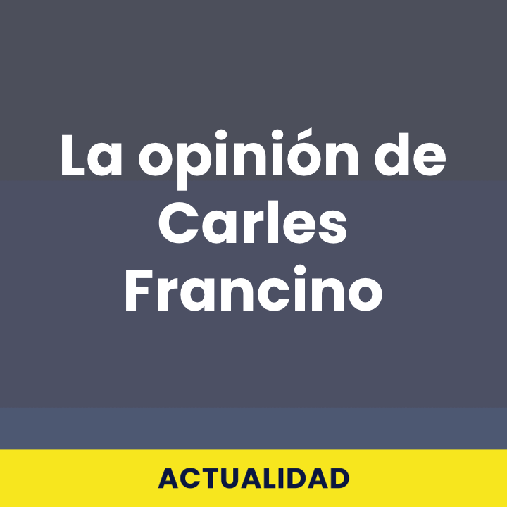 La opinión de Carles Francino
