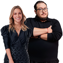 Leonardo Luna y Gaby Cam
