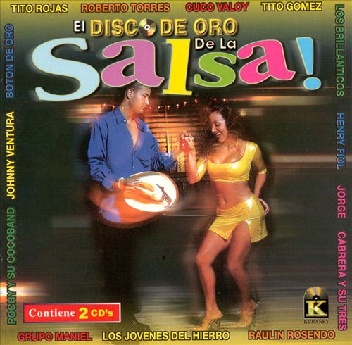 Carátula de: El disco de oro de la salsa